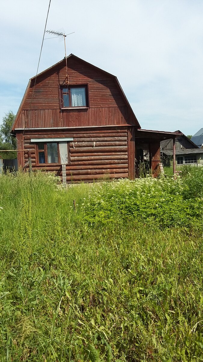 Дача, такой я её купила в июле 2021г.