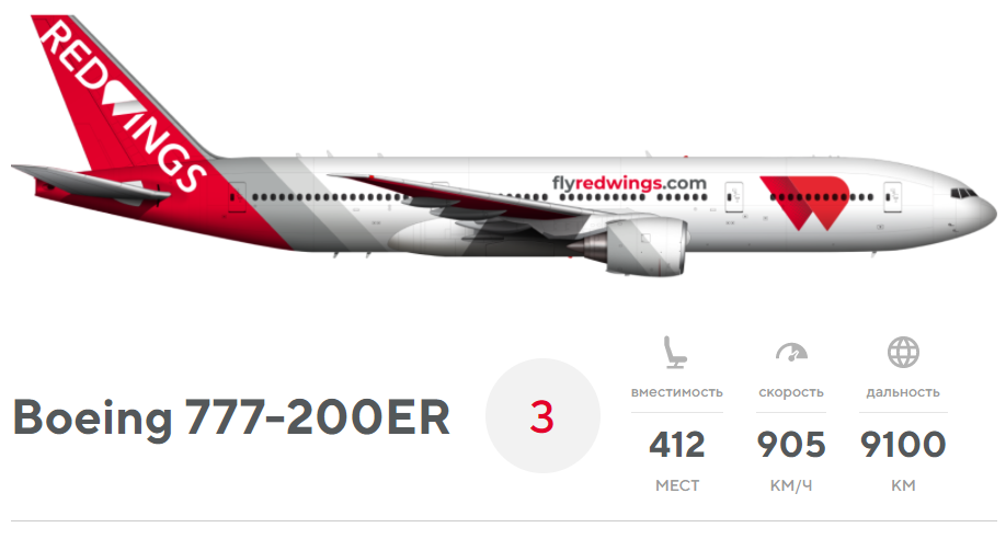 B777 200er схема салона