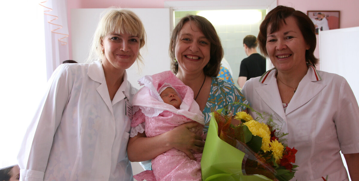 Неонатолог и гинеколог, которые были со мною рядом в роддоме. Фото из личного архива.