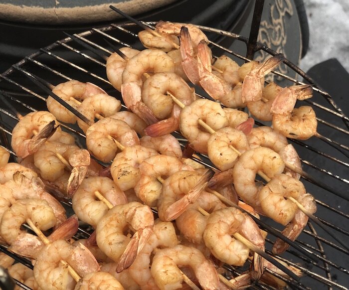 Давайте приготовим в тандыре вкусное блюдо из королевских креветок