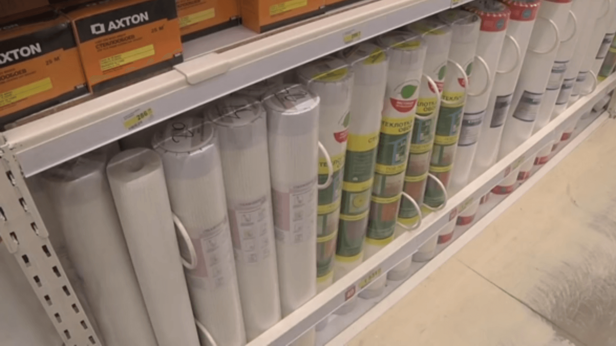 Покраска стеклообоев