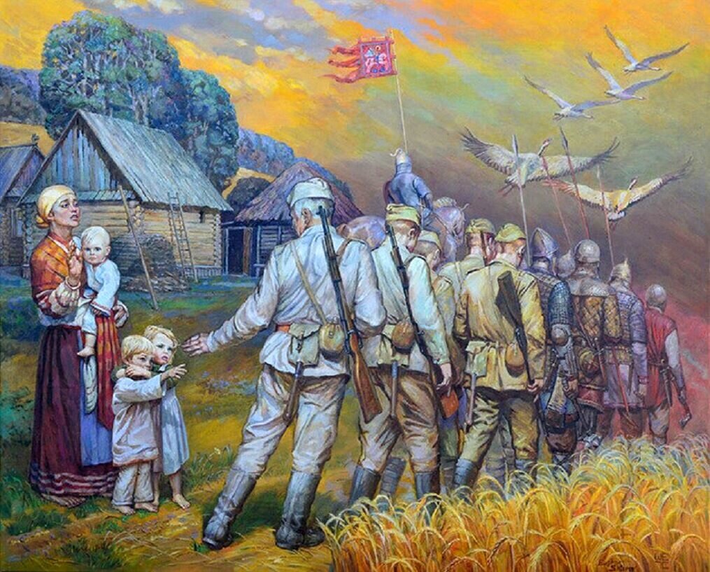 Проводы на войну картина