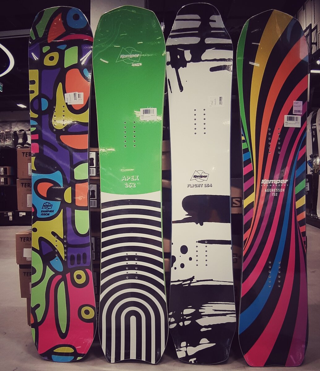 Сноуборды Kemper.