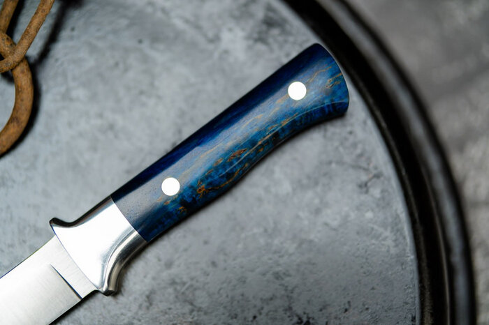 Кованый клинок ножа из кованой 9хс стали для изготовления ручки своими руками - нож штык свинокол