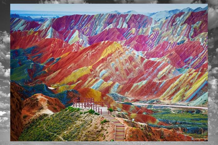  разглядеть радужные красоты помогают смотровые площадки.