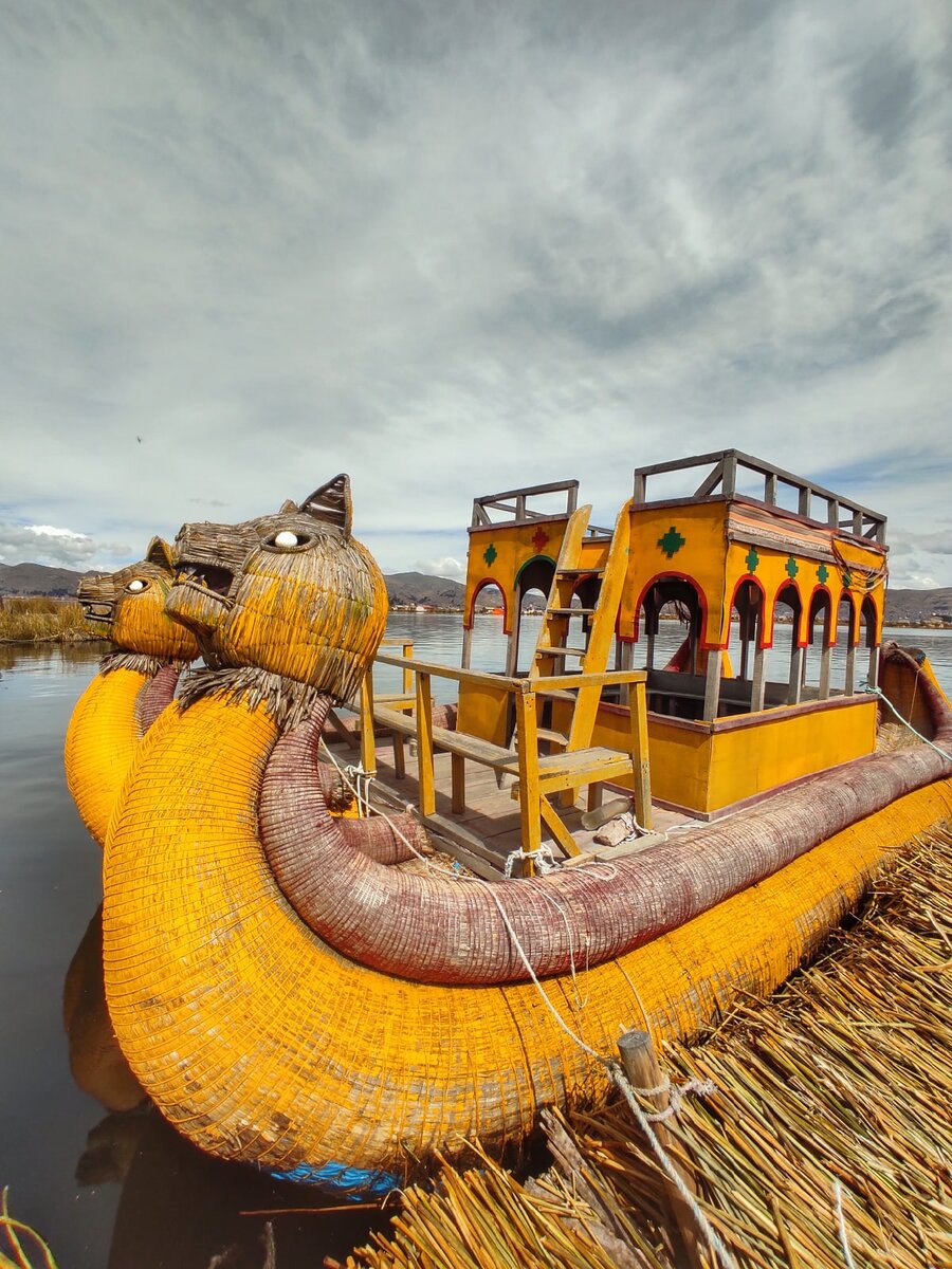 лодка из тростника