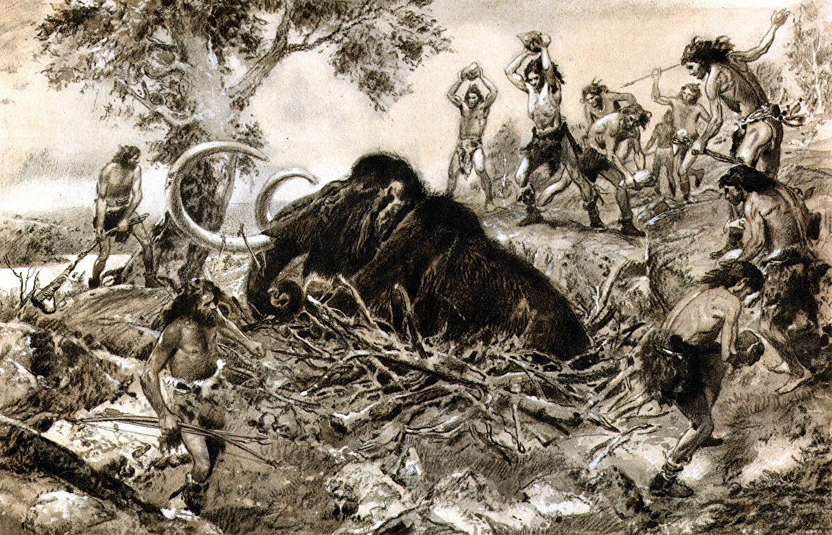 В течение столетий люди беспощадно охотились. Зденек Буриан доисторические люди. Зденек Буриан медведь. Зденек Буриан охота на мамонта. Зденек Буриан охота на Мамонтов.