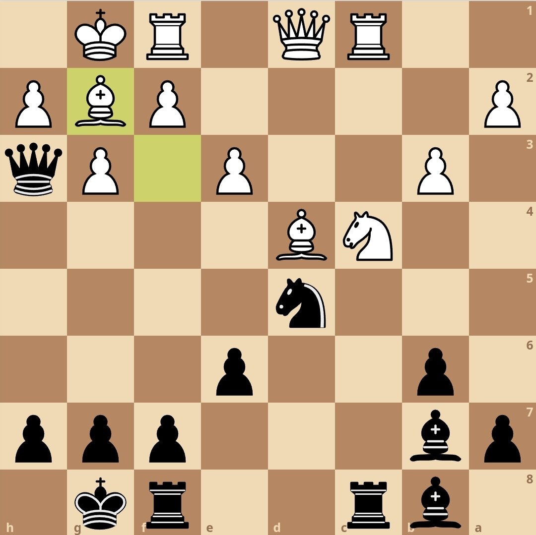 Ход чёрных. Мат в 3 хода