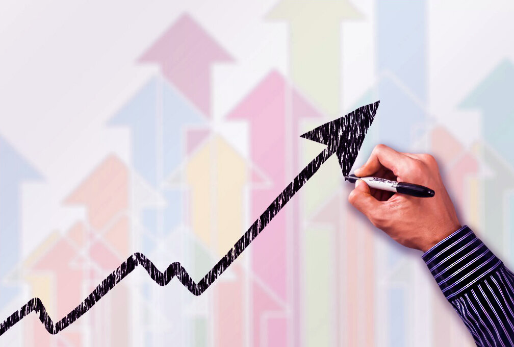 Стрелочка вверх - символ успеха