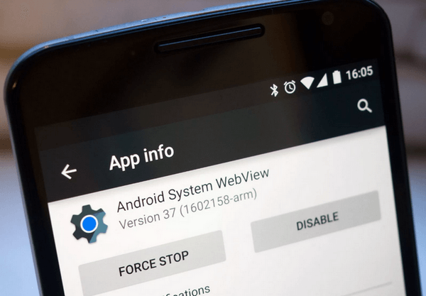 Android system webview что это за программа