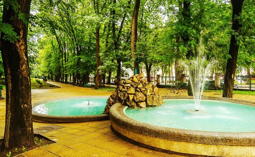 В курортном парке