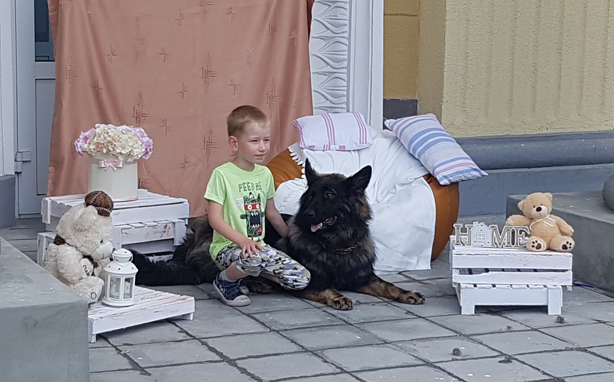                                        Мы очень добродушны и расположены к детям