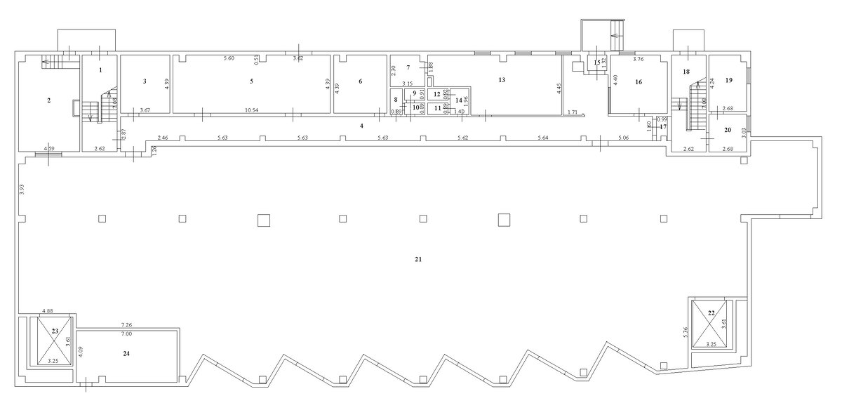 Обмеры здания 
