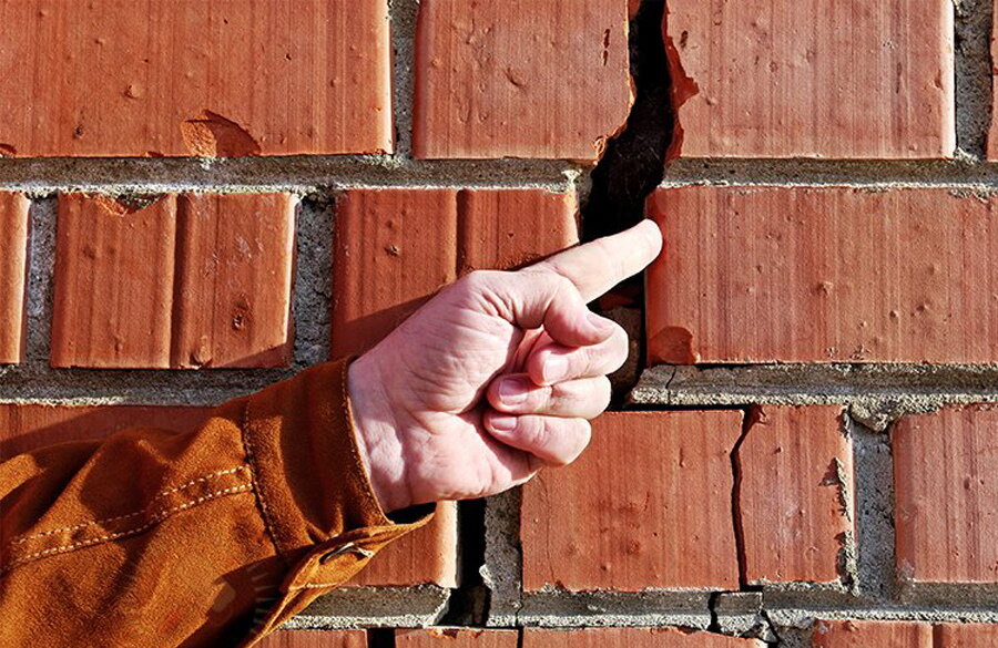 Трещины в уже построенном доме 