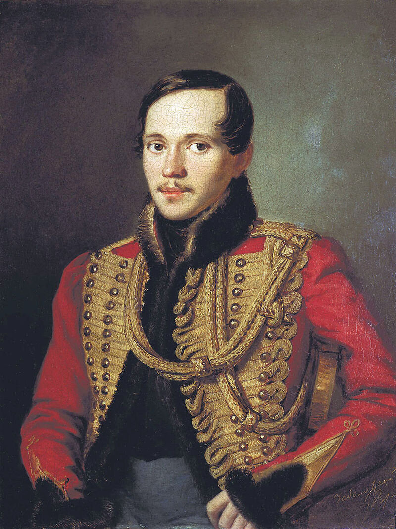 Петр Заболотский. Лермонтов в ментике лейб-гвардии Гусарского полка, 1837 