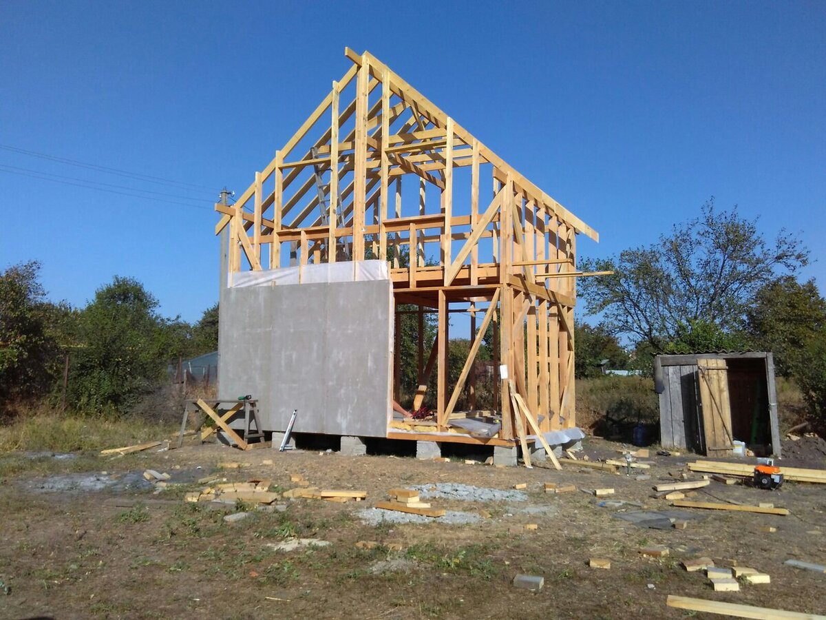 Легкий дом ставится на легкий фундамент