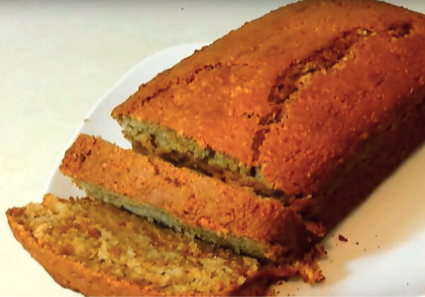 кекс с яблоками и корицей 