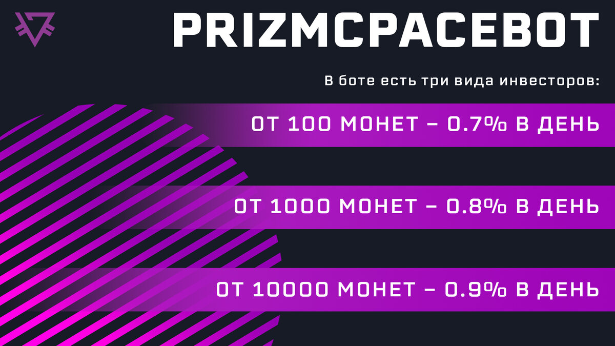 Prizm Space Bot: развод? Реальный отзыв про инвестиции до 30% в месяц |  OS-Helper.ru | Дзен