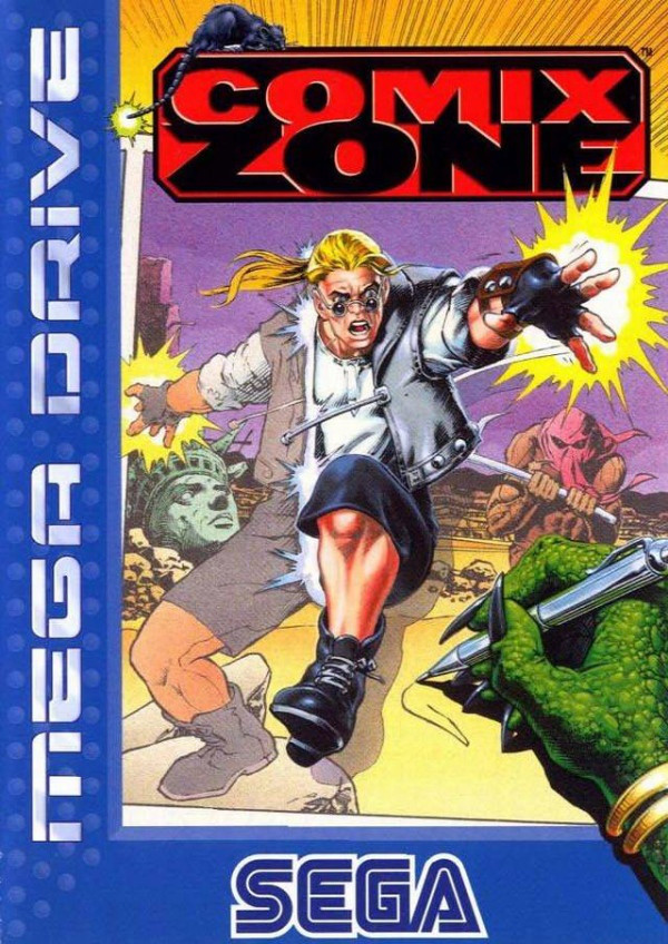 Comix Zone обложка Sega MD2