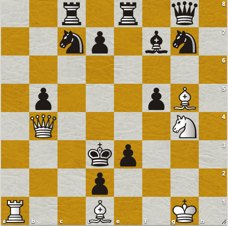 Автор Adejew, G. & Этмишев, Эдуард Артемьевич Источник Magyar Sakkélet Опубликована 32 года назад