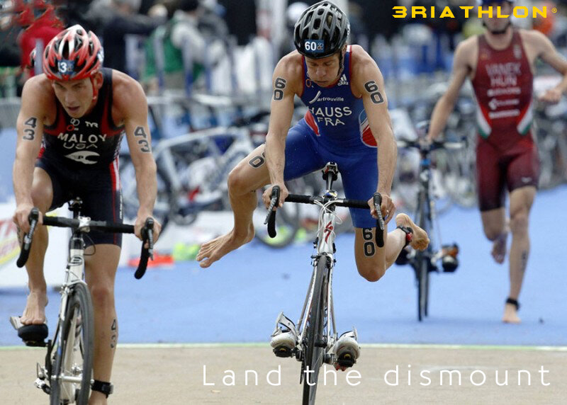 Триатлон в действии.