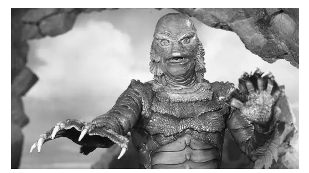 
Внешний вид монстра Жаброчеловека из фильма «Создание из Чёрной Лагуны»