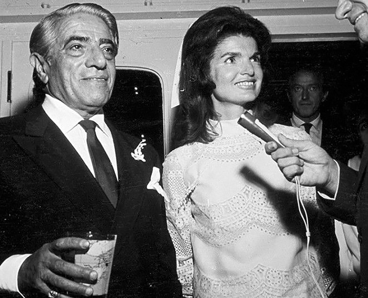 Джеки Кеннеди и Аристотель Онассис