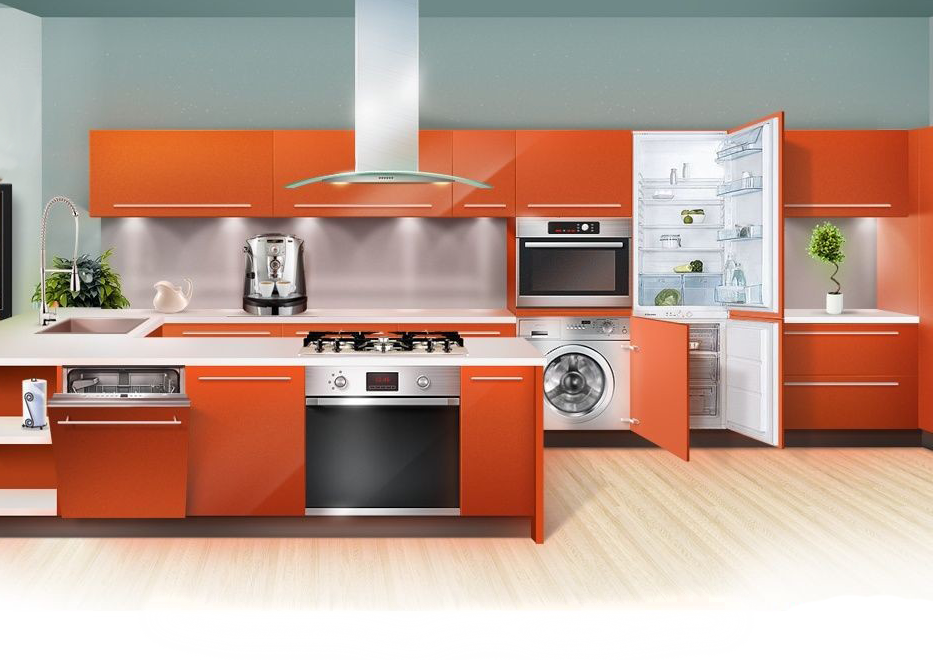 установка бытовой техники на кухне