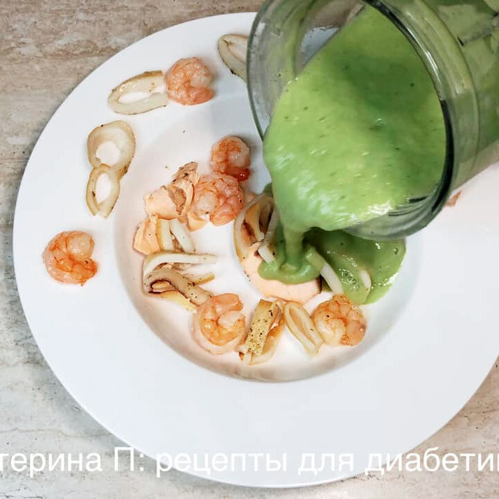 Суп-крем из морепродуктов