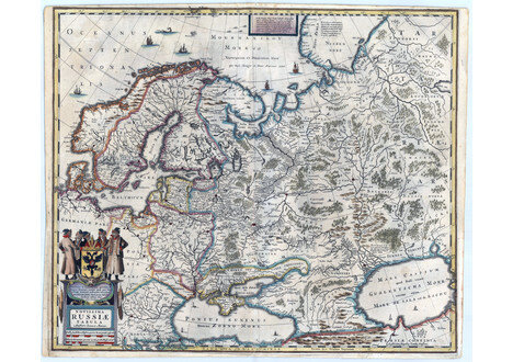 Карта исаака массы 1637 года россии в хорошем качестве