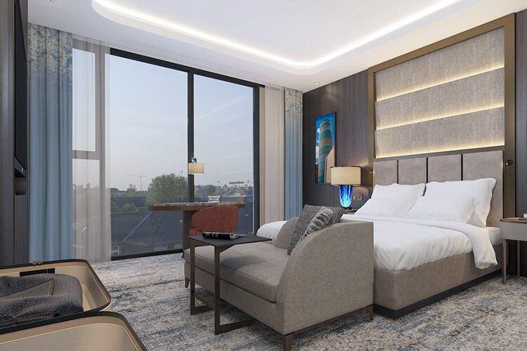 Номер в Hilton Tashkent City. Иллюстрация с сайта Hilton.com