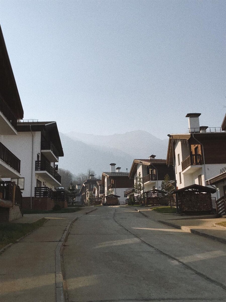 "Роза-Шале",впечатлила своими домами в скандинавском стиле.