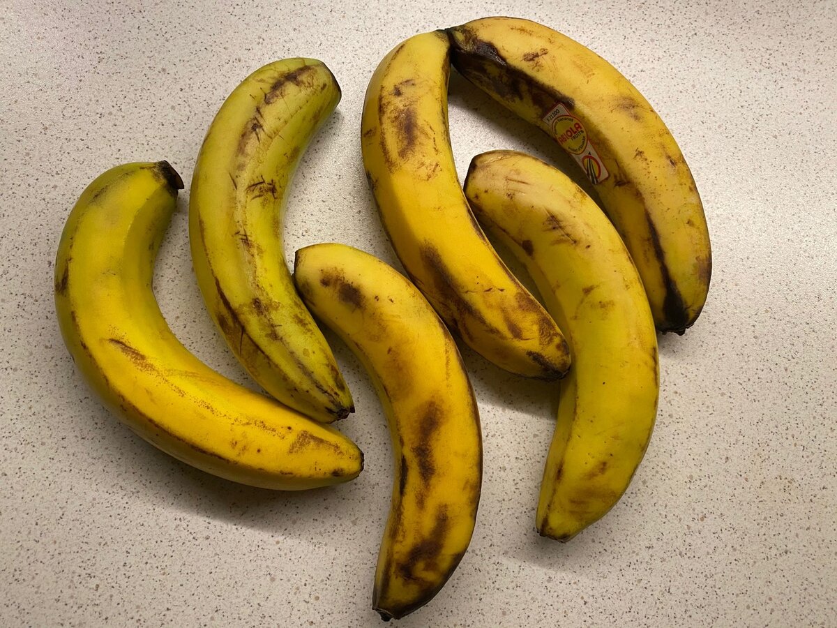 Оладьи из переспелых бананов