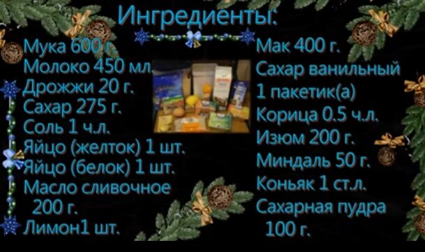 Вкусных и радостных праздников Вам, друзья!