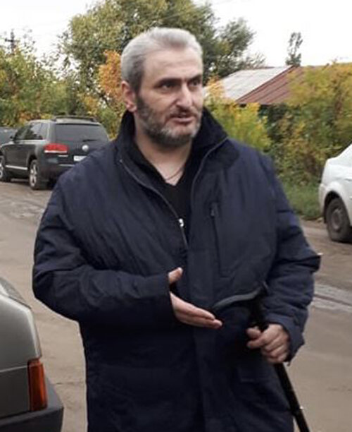 Борис Стомахин после освобождения из тюрьмы в сентябре 2019 г.  Фото с сайта Радио Свобода
