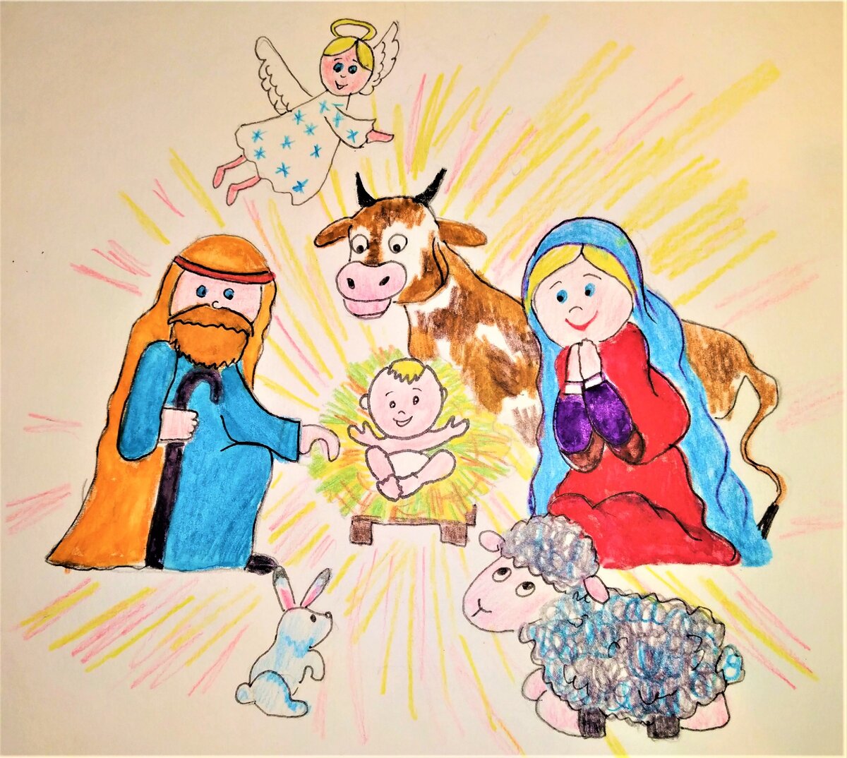 Рождество Христово — картинки для детей на 7 января 2024