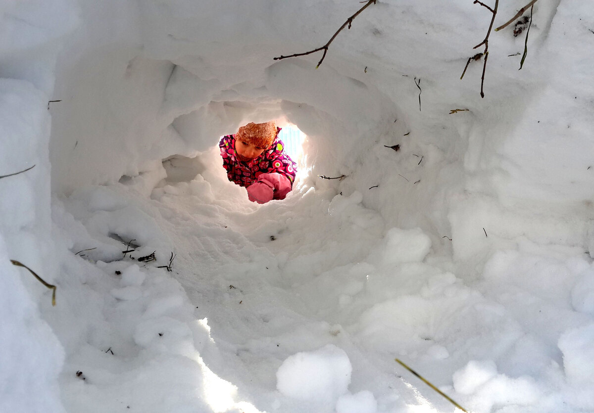 Снегу привалило