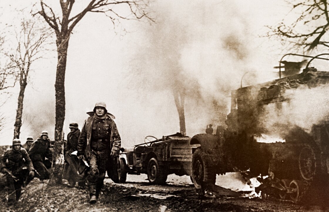 Немецкие войска в Арденнах