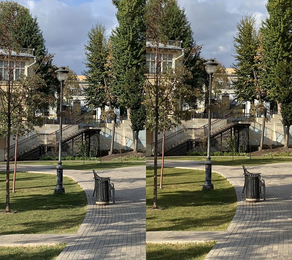                                                   Левое фото на iPhone XR, правое — на iPhone 11