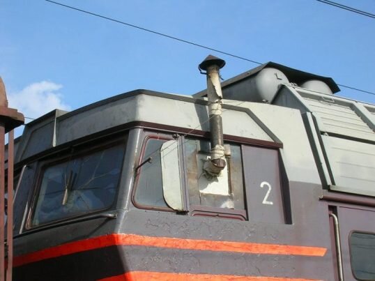 Перегон на завод. Труба от буржуйки.