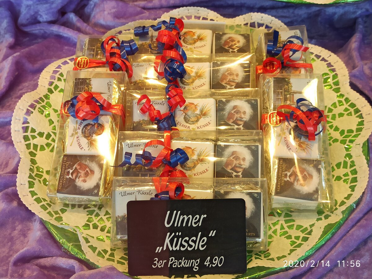 Наборы конфет в одной из лавок Ульма