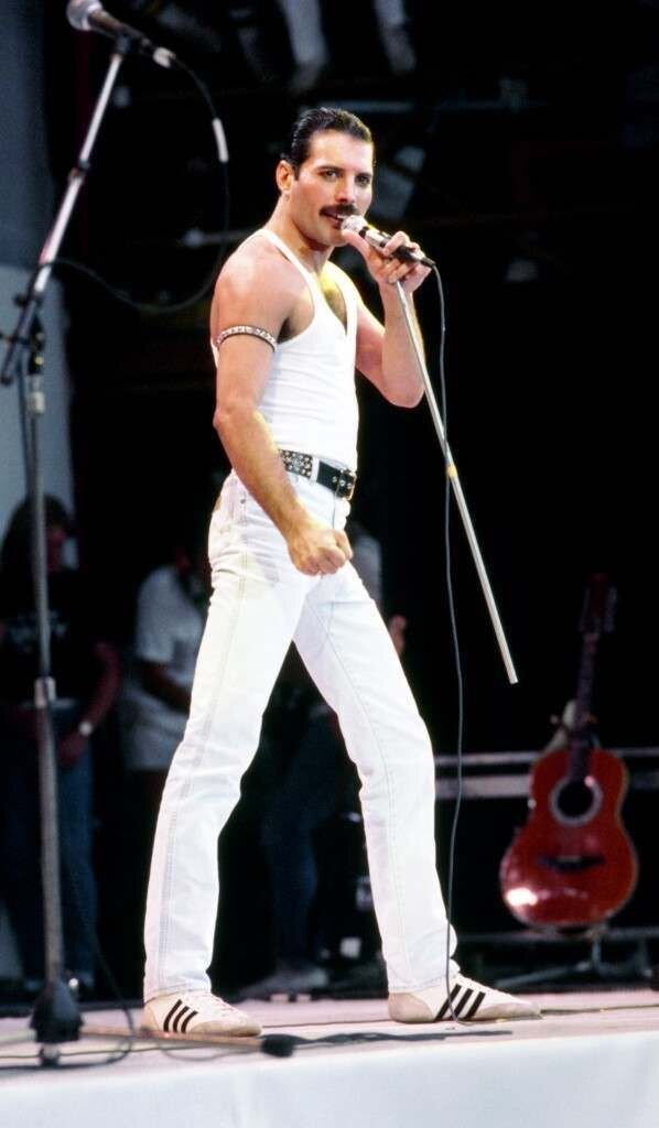 Фредди Меркьюри на концерте Live Aid