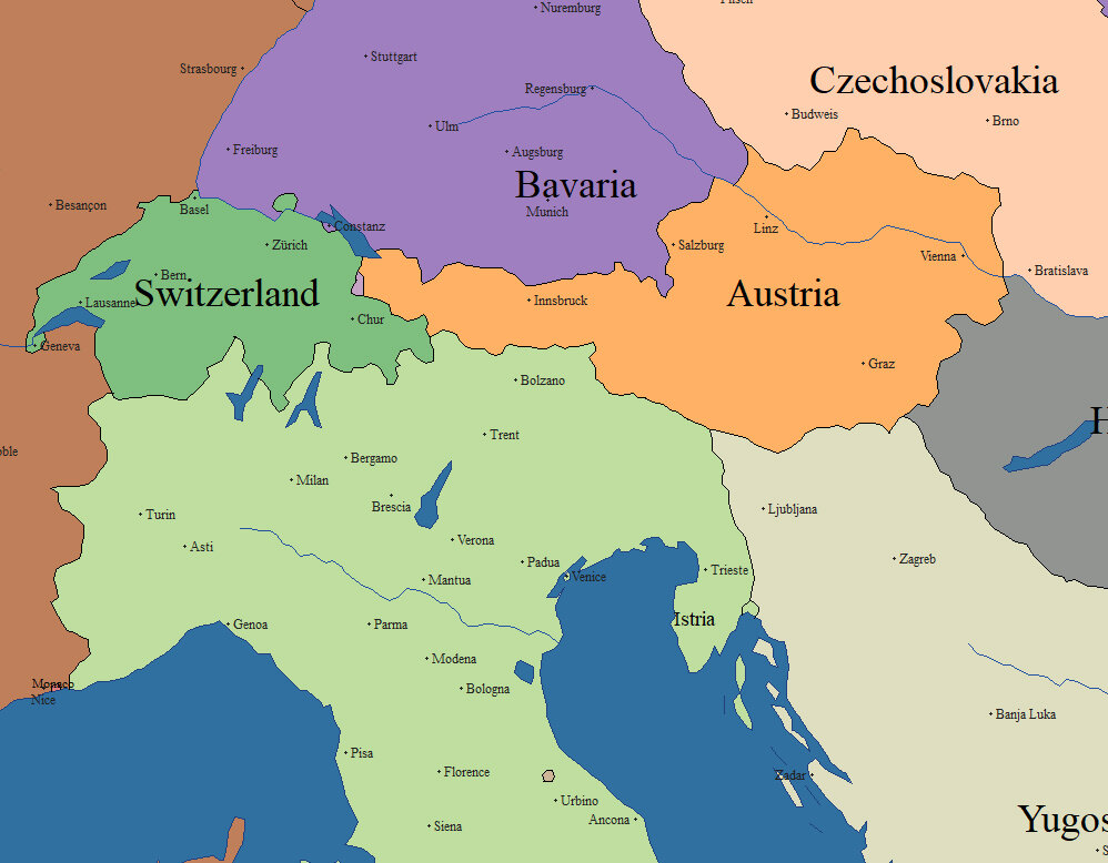 Границы на 1920 год