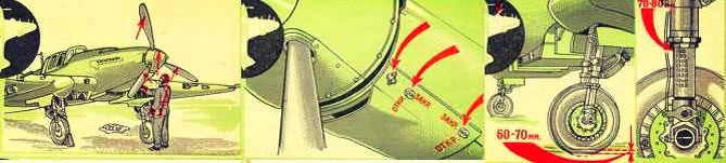 Источник: ИНСТРУКЦИЯ ЛЕТЧИКУ ПО ЭКСПЛОАТАЦИИ* САМОЛЕТА ИЛ-2 С МОТОРОМ АМ-38 
