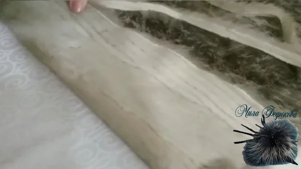 Вязаная нутриевая шапка из старого меха