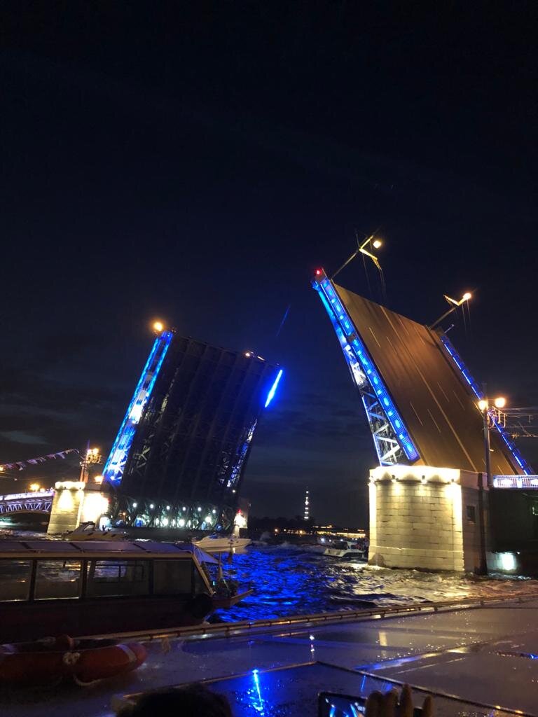 Ночной развод мостов
