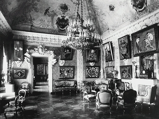 Розовая столовая (комната Матисса) в доме Сергея Щукина. 1913 год