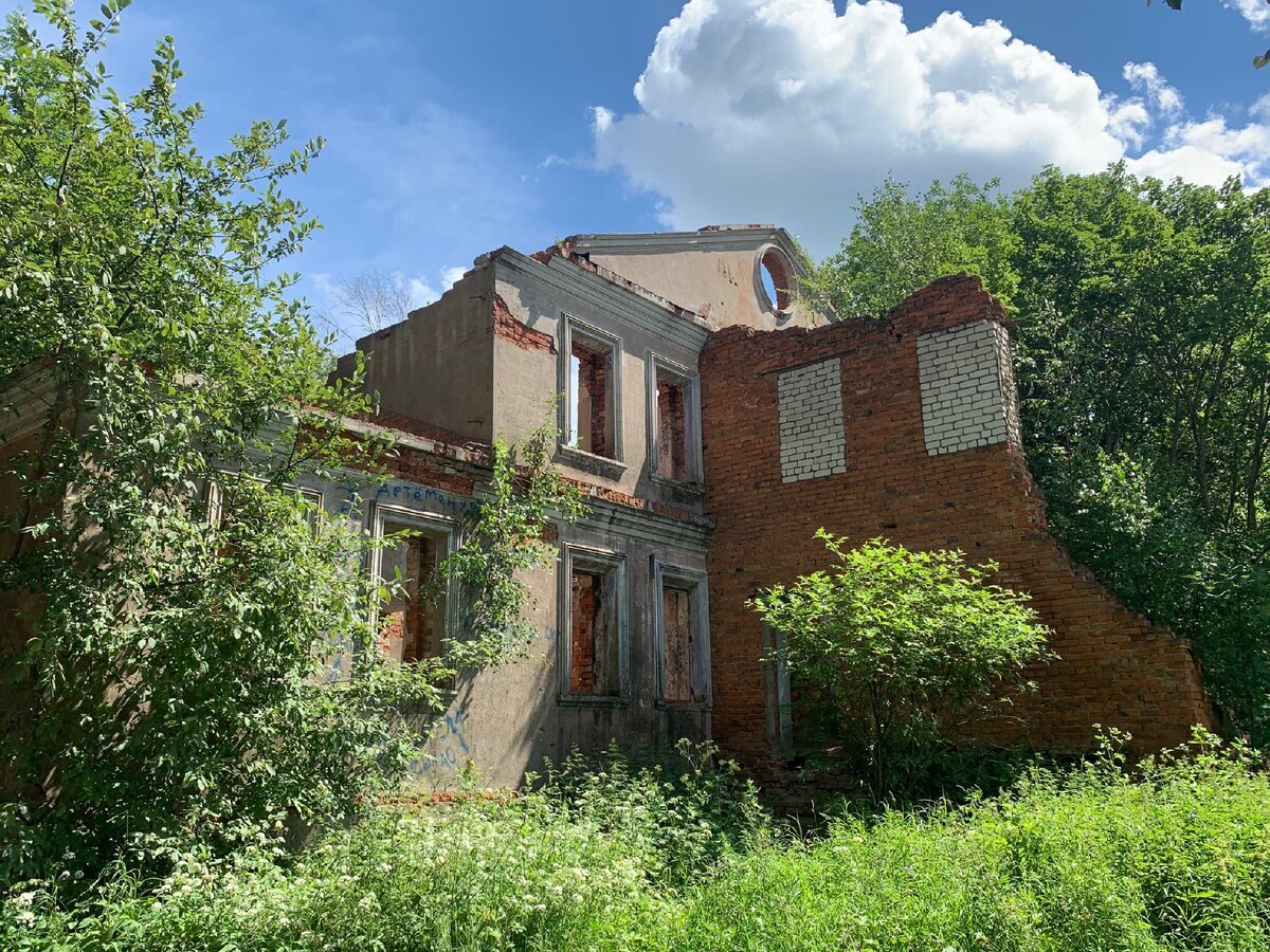 Вид усадьбы сзади