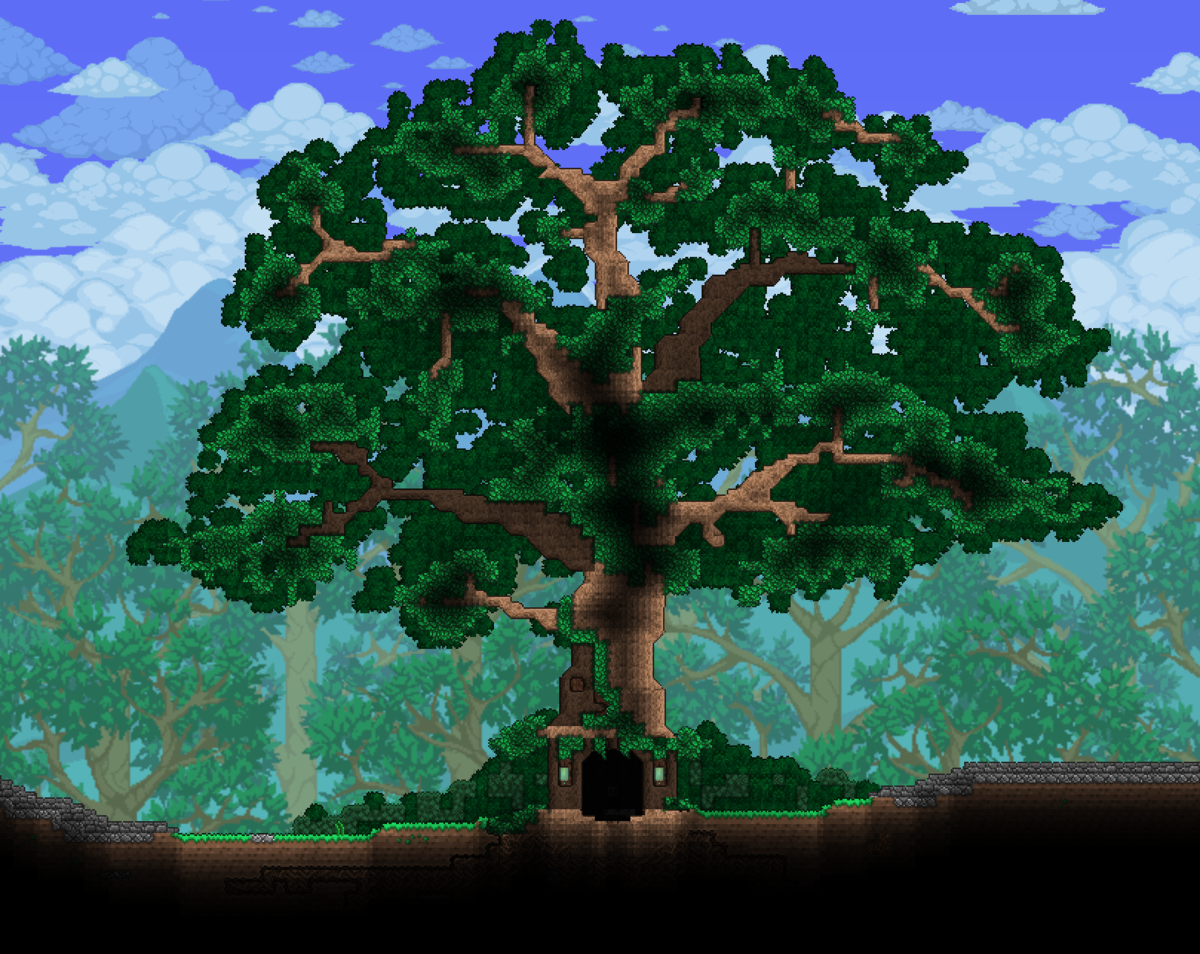 Terraria giant tree фото 72