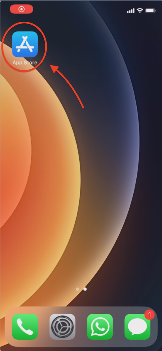 Запускаем приложение App Store